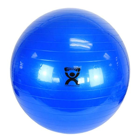 Fabrication Enterprises Ball Exercise CanDo Ribbed Plastic 34" Blue Each - 30-1805