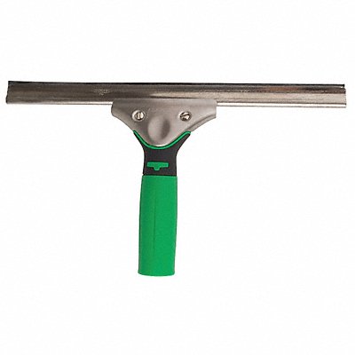 12 W Straight Rubber Window Squeegee Without Handle Green
