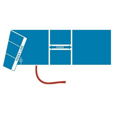 W A Baum Co Inc Cuff & Inflation Bag Blood Pressure Calibrated V-Lok 25-35cm Adult Arm Blue Eachch - 1880SSNL