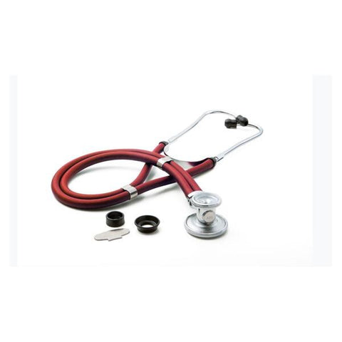 American Diagnostic Corp. Stethoscope Sprague Rappaport Adscope 641 Red Adult/Pediatric 30" 2-Head Eachch - 641R