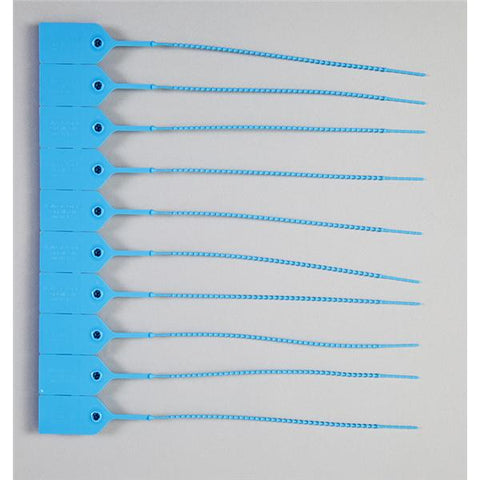 Health Care Logistics Seals Security Unnumbered Pull-Tite With 7" Tail/Textured Seal Tab 100/Bx - 7827