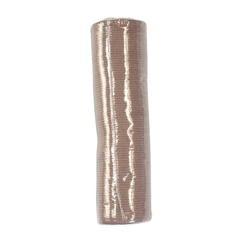 Dynarex Corporation Bandage 6"x4.5yd Elastic 2 Clip Closure Tan LF 10/Bx, 5 BX/CA - 3666