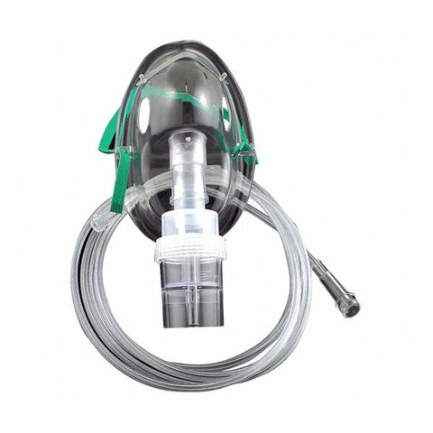 Medsource International Nebulizer Mask Adult Clear/White 7' Tubing Each, 50 Each/CA - MS-22885