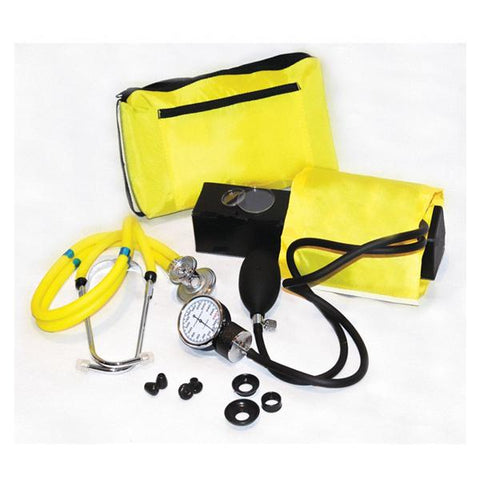 Medsource International Sphygmomanometer Kit Sprague Rappaport Complete Adult Arm Dial Display Yellow Each - MS-BP5000