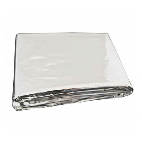 Medsource International Blanket Emergency/Rescue 52x82" Mylar Silver Each, 200 Each/CA - MS-B100