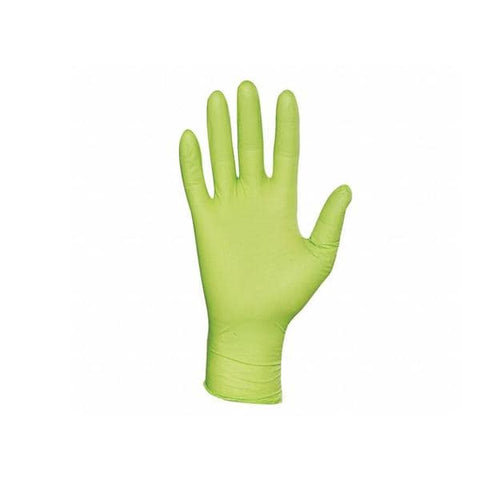 Best Manufacturing Company Gloves Exam N-Dex Powder-Free Nitrile Latex-Free Large Fluorescent Green 20/Ca - 9500PFL