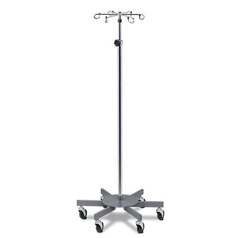 Clinton, 6-Hook Infusion Pump Stand, 6-Leg