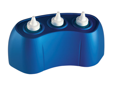 8 ounce gel warmer, 3 bottle capacity - blue