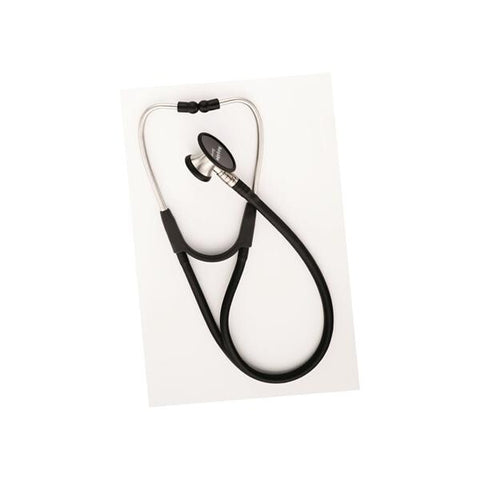 Welch Stethoscope Cardiology Harvey Elite Black Adult 28" Nonchill 2-Head Eachch - Allyn - 5079-125