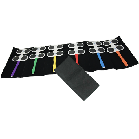 COLOR CODED FLIPPER SET IN POUCH