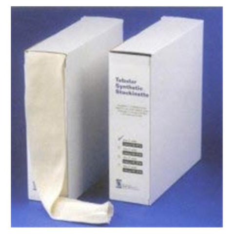 Alba Stockinette Orthopedic Synthetic Polyester 4"x25yd Tubular White LF NS Rl, 10 RL/CA - Waldensian, Inc - 86412