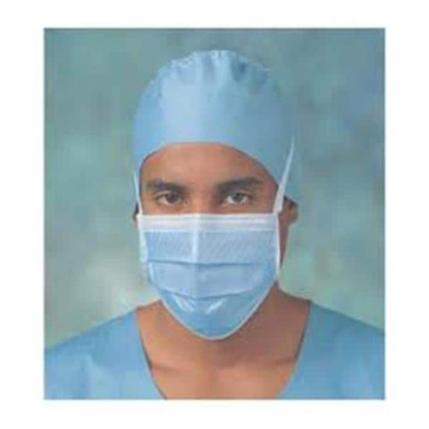 Molnlycke Healthcare Mask Tie On Barrier Anti-Fog ASTM Level 3 Blue 50/Bx, 10 BX/CA - 42341