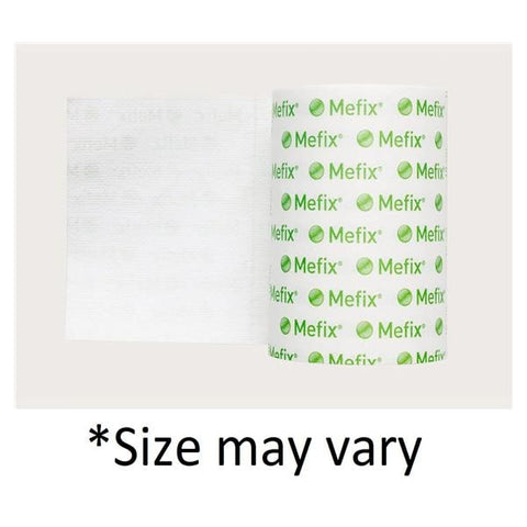Molnlycke Healthcare Tape Mefix Fabric/Polyester/Elastic/Polyacrylate 2"x11yd Adhesive White 1Rl/Bx, 40 BX/CA - 310599