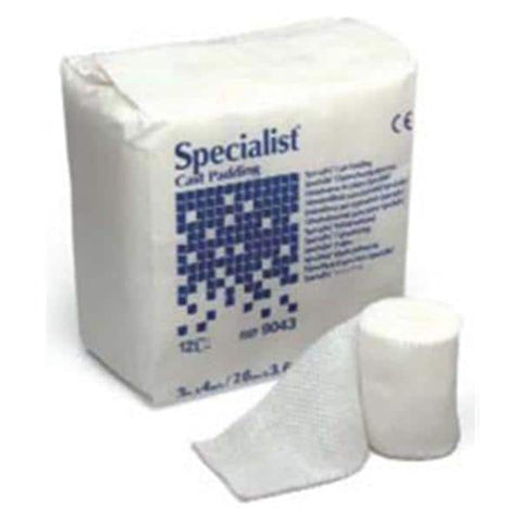 BSN Medical, Inc Padding Cast Specialist Cotton/Rayon 3"x4yd Limb LF White 12/Bg, 6 BG/CA - 9043