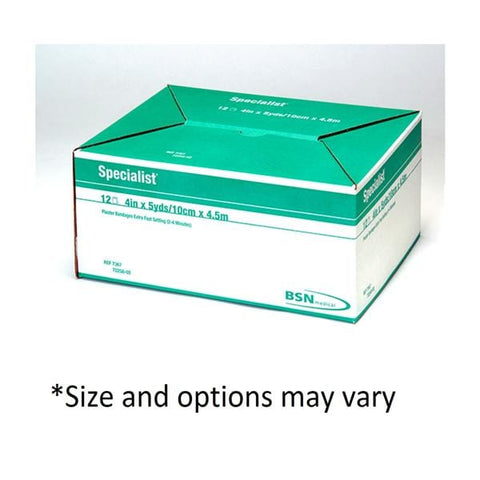 BSN Medical, Inc Bandage Casting Specialist Plstr Roll 2-4 Minute X-Fast Set Time LF 4"x5yd 12/Bx, 6 DZ/CA - 7367