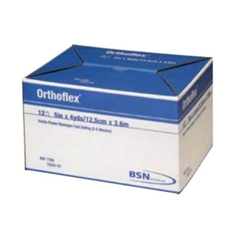 BSN Medical, Inc Bandage Casting Orthoflex Elstc Plstr 4x4 RL 5-8 Minute Fast Set Time Ltx 12/Box - 7324