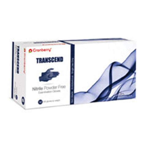 Pro2 Solutions, Inc Gloves Exam Transcend Powder-Free Nitrile Latex-Free X-Small Matte Blue 300/Bx, 10 BX/CA - CR3365