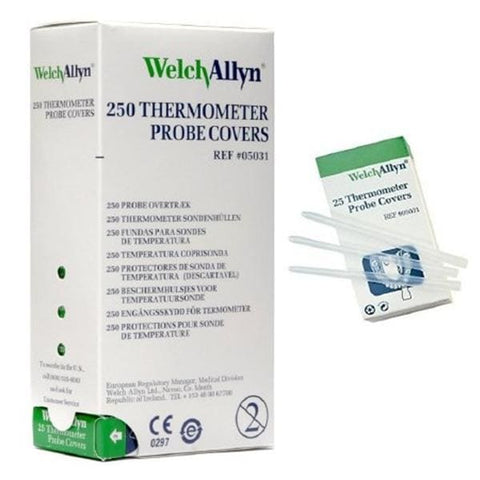 Welch Probe Cover Thermometer SureTemp For SureTemp 690/692 Oral/Auxillary 250/Sl, 30 SL/CA - Allyn - 05031-750