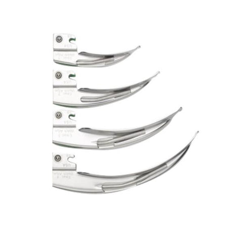 Welch Blade Fiber-Optic Laryngoscope Green Standard (ISO 7376) Englsh Mcntsh Sz 1 Each - Allyn - 69211