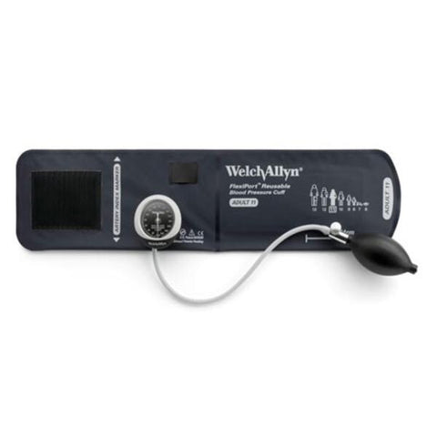Welch Sphygmomanometer Anrd DuraShock Silver Series 11 Adlt Arm Dl Dspl Gry/Blk Eachch - Allyn - DS45-11
