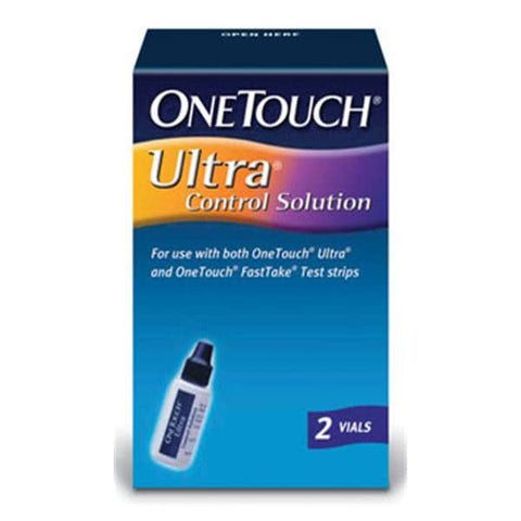 Lifescan OneTouch Ultra Blood Glucose Bi-Level Control 2Vl/Bx, 6 Each/CA - 1045809