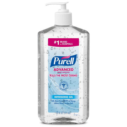 Gojo Industries Inc Sanitizer Hand Gel Purell 70% Ethyl Alcohol 20 oz 12/Ca - 3023-12