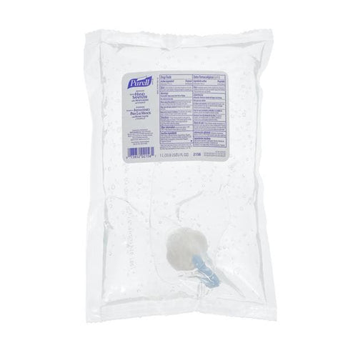 Gojo Industries Inc Sanitizer Hand Gel Purell f/ NXT SpcSvr Dspnsr 70% Ethyl Alc 1000 mL Rfl Bg 8/ca - 2156-08