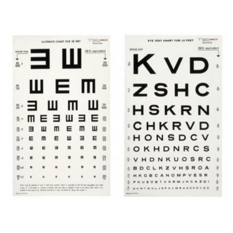 Dukal Corporation Chart Eye Snellen 14x9" Each - 3062
