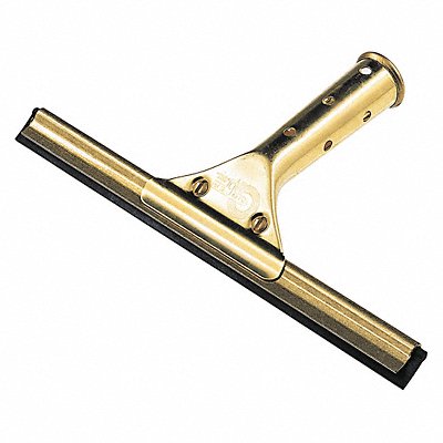 10 W Straight Rubber Window Squeegee With Handle Gold