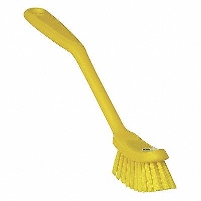 11 L Polyester Short Handle Scrub Brush Yellow