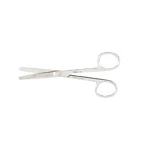 Miltex Scissors Operating 4-1/2 Blunt/Blunt Curved Stainless Steel Each - Integra Miltex - 5-52