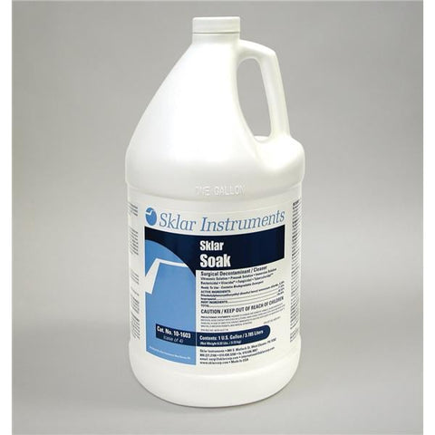 Sklar Instruments Soak Cleaning 1 Gallon Slight Alcohol Each, 4 Each/CA - 10-1603