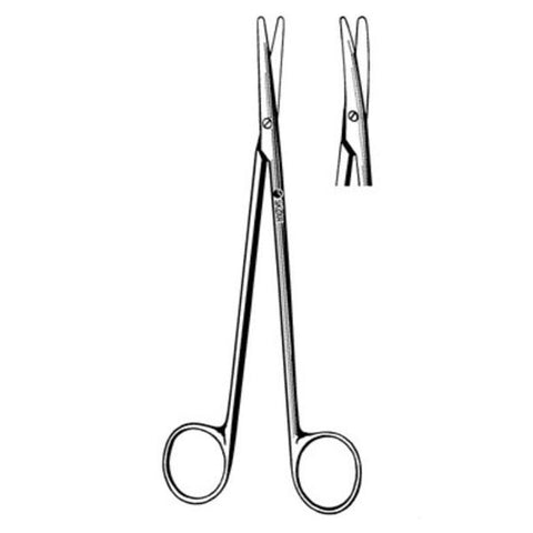 Sklar Instruments Scissors Dissecting Metzenbaum-Nelson 10" Blunt/Blunt Smooth Curved Bari SS Each - 55-9210