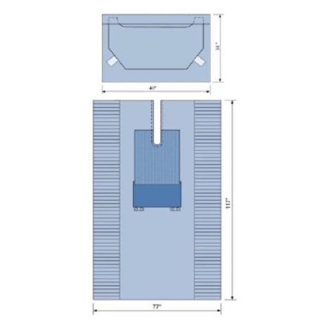 C Pack EENT I With Split Sheet Absorbent Reinforced 15-1/2x20" 9/Ca - Core Medical, Inc - 60001