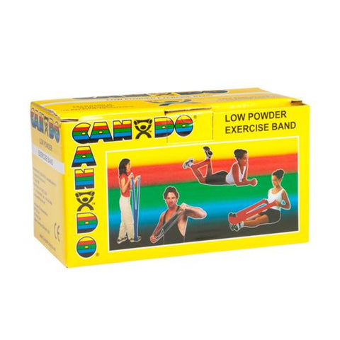 Fabrication Enterprises Band Exercise CanDo 6yd Yellow X-Light Latex 6YD Each - 40817