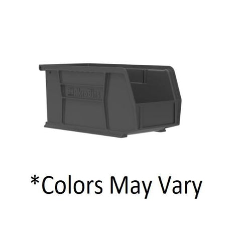 Akro Bin Storage AkroBins 10-7/8x5-1/2x5" Black Polymer With Label Holder 12/Case - Mils - 30230BLACK