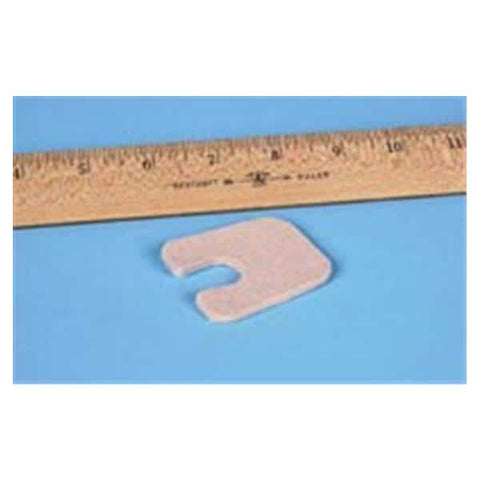 Superior Felt & Filtration,LLC Pad Orthopedic Half Moon Felt 1/8" Thick 100/Bg - MPAD-028