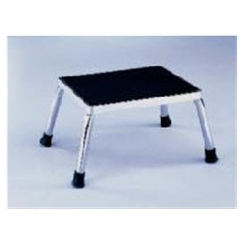 Blickman Industries Stool Step Model 1250 Chrome 4 Leg/Non-slip Mat Each - 1021251640