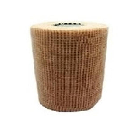 Andover Coated Products Tape Compression PowerFlex Elastic 1"x6yd Cohesive Tan 48/CS - 3710TN-048