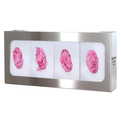 Bowman Medical Products Glove Box Holder Stainless Steel Quad Gray 4/Ca - GS-060