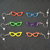 CAT EYE GLASSES EARRINGS