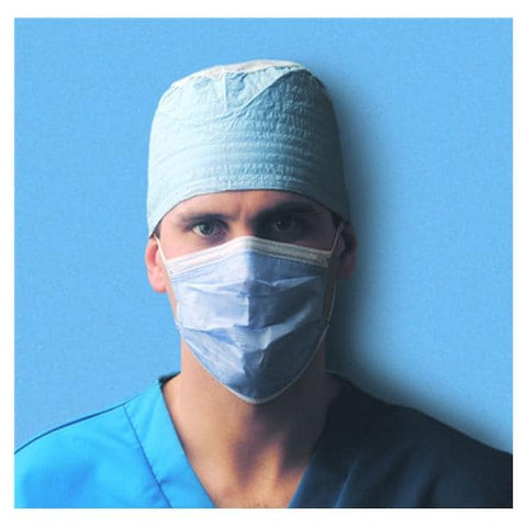 Busse Hospital Disposable Mask Procedure ASTM Level 2 Blue 500/Ca - 371