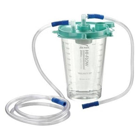 Bemis Healthcare, Inc Kit Suction Canister Hi-Flow Disposable Non-Sterile 2mL 48/Ca - 495410