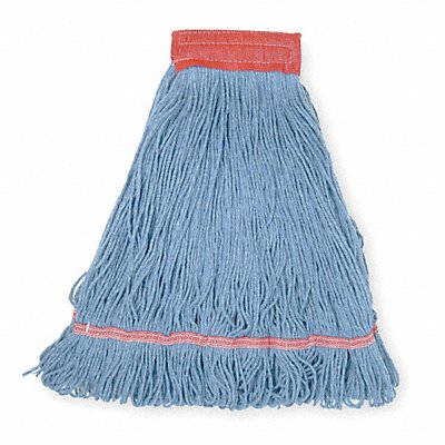 Clamp Quick Change Side-Gate Rayon String Wet Mop Head Blue