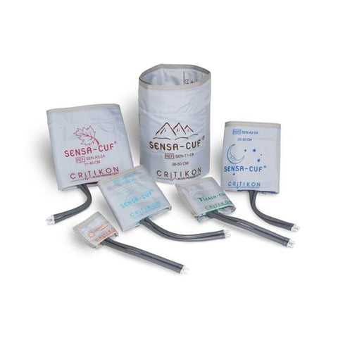 GE Precision Healthcare Cuff Blood Pressure Critikon Sensa-Cuf 31-40cm Large Adult Arm White/Rose 5/Pk - 2466