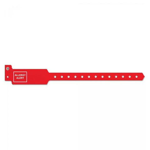 Precision Dynamics Corp. Wristband Identification Sentry SuperBand Polyester Red Adult / Pediatric 250/Bx - 5072-16-PDJ
