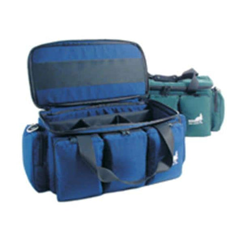 Bushwalker Bags Bag EMT 23x15x13" Navy Blue Zipper Closure Pd Shldr Strp/Rnfrcd Cry Hndl Each - A24NA