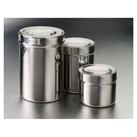 Dukal Corporation Jar Dressing 6-1/2x5" 2.25qt Silver Stainless Steel Each, 12 Each/BX - 4233