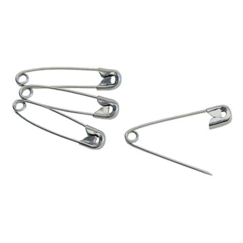 Graham Pin Safety Nickel-Plated Steel 1" #1 144/Pk, 10 PK/CA - Field/Everest &Jennings - 3039-1 C