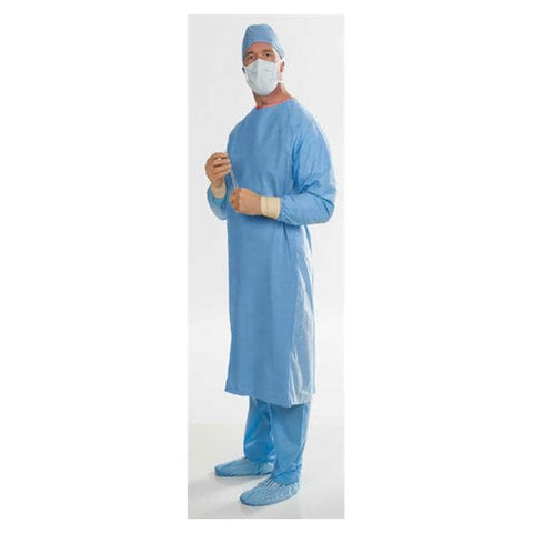 O & M Halyard Gown Surgical Aero Blue Large AAMI Level 3 Sterile Each, 32 Each/CA - 41733